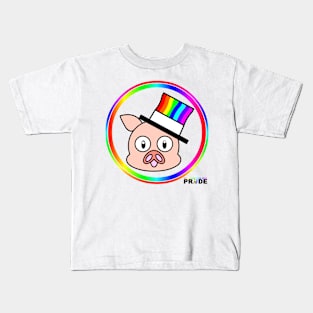 PIGGY'S HAPPY PRIDE EMBLEM Kids T-Shirt